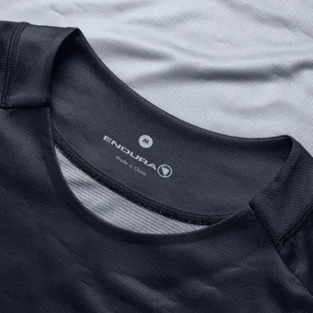 Endura dres s dlouhým rukávem Core Printed L/S Tee Černá