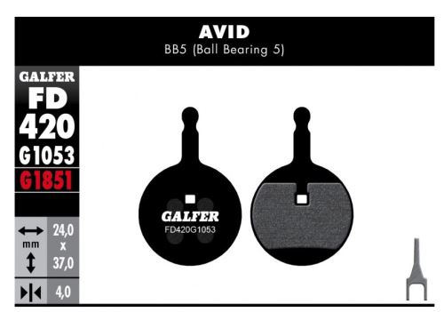 Brzdové destičky Galfer AVID FD420 - Standard