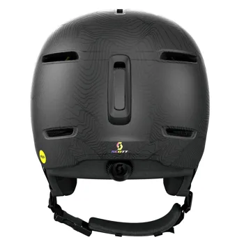 Lyžařská helma SCOTT Track Plus Granite Black/Holo Grey