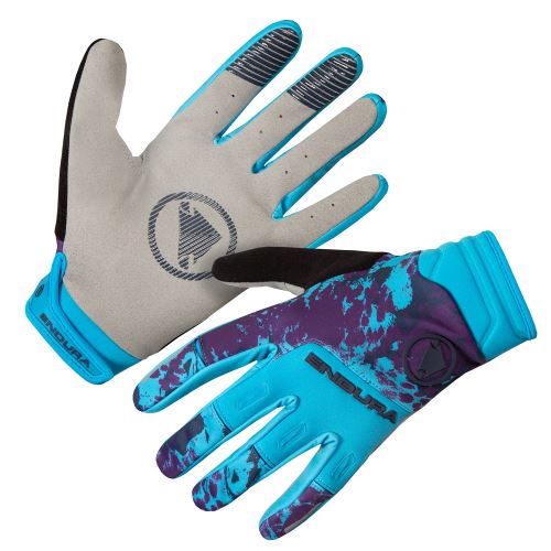 Endura větru odolné rukavice SingleTrack Modrá Eletric