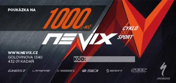 Dárkový poukaz na půjčení sportovního vybavení v hodnotě 1 000 Kč Dárkový poukaz na půjčení sportovního vybavení v hodnotě 1 000 Kč