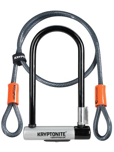 KRYPTONITE Zámek U Kryptolok Standart + lanko / U-lock + cable Kryptolok Standart + cable