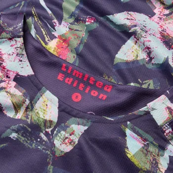 Endura dámský dres s dlouhým rukávem Floral LTD Printed L/S Tee Bramble