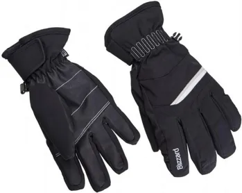 BLIZZARD Viva Plose ski gloves, black/white/silver BLIZZARD Viva Plose ski gloves, black/white/silver