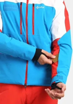 Prémiová unisex lyžařská bunda Kilpi DEXEN-U Modrá-červená