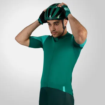 Endura dres FS260 s krátkým rukávem Emerald Green