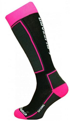 BLIZZARD Skiing ski socks junior, black/pink - 24-26