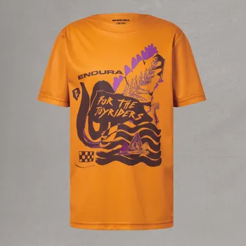 Endura dětský dres Singletrack Core Tee End Orange Endura dětský dres Singletrack Core Tee End Orange