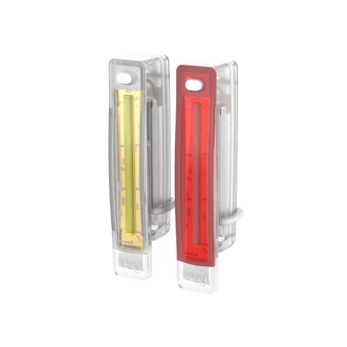 Sada světel KNOG Plus Free Twinpack - Translucent Translucent