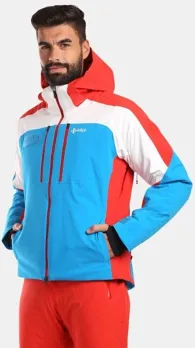 Prémiová unisex lyžařská bunda Kilpi DEXEN-U Modrá-červená