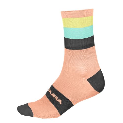Endura ponožky Bandwidth Neonově Broskvová