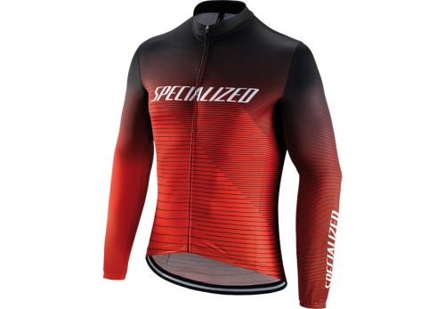 Specialized RBX COMP LOGO TEAM JERSEY LS 2020 Black/Rocket Red/Red