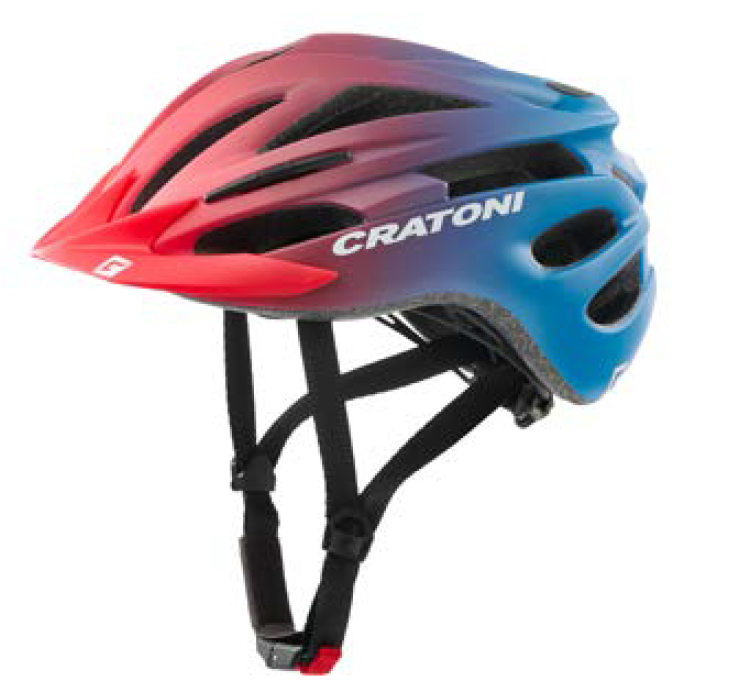 CRATONI Pacer Jr. 2022 Red-Blue Matt - vel. XS-S (50-55cm) Červená | Modrá