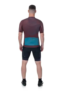 Pánský cyklistický dres Kilpi NERITO-M Tmavě Červená