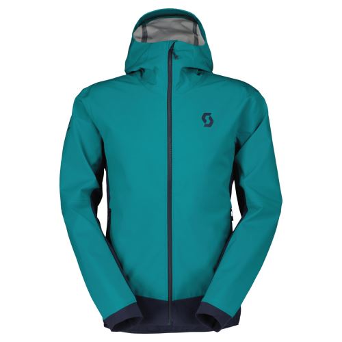 Skitouringová bunda SCOTT Explorair Hybrid LT Winter Green/Dark Blue