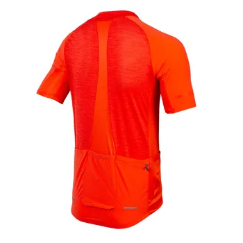 Endura dres GV500 Reiver s krátkým rukávem Paprika