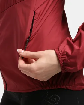 Dámská lehká větruodolná bunda Kilpi ROSA-W Tmavě Červená