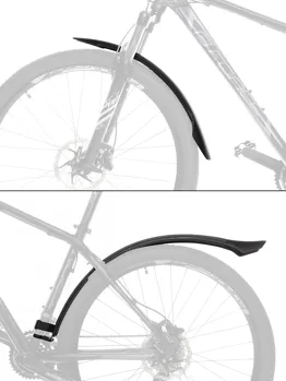 Blatníky FORCE GRAND, 24"- 29" plast, černé