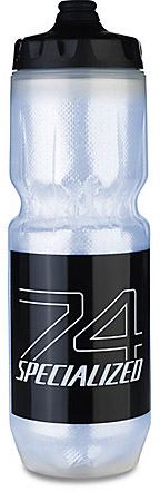Specialized 23oz. PURIST INSULATED FIXY Water Bottle 2018 Translucent/Black 74-Logo