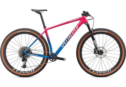 Specialized EPIC HT PRO CARBON 29 2020 Gloss Vivid Pink/Pro Blue/Metallic White Silver