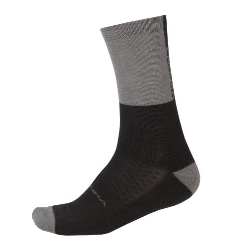 Endura Zimní ponožky BaaBaa Merino (1-balení) Černá