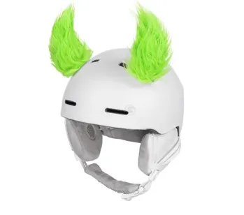 Etape dekorace na přilbu FUNNY KIT, zelená fluo