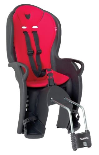 Dětská sedačka HAMAX KISS zadní černá/červený