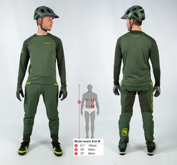 Endura Dres Singletrack Fleece Černá