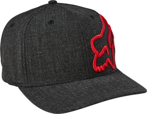 Pánská kšiltovka Fox Clouded Flexfit 2.0 Hat Black/Red