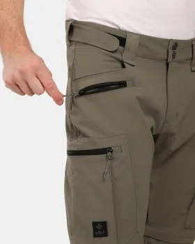 Pánské outdoorové kalhoty Kilpi SURVIVOR-M Zelená