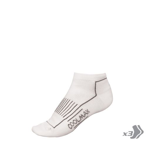 Endura dámské ponožky COOLMAX®Trainer (3-balení) Bílá - vel: 37-42