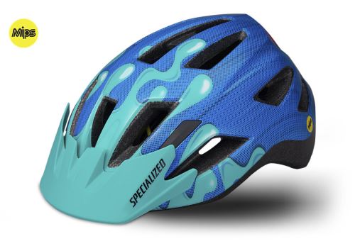 Specialized SHUFFLE Youth LED MIPS 2019 Neon Blue/Acid Mint Slime - vel. 52-57cm