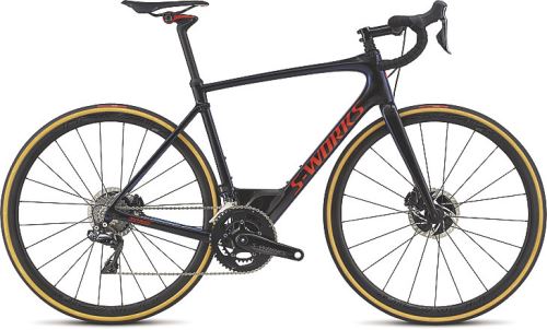 Specialized S-Works Roubaix Di2 2018 gloss black/chameleon/red
