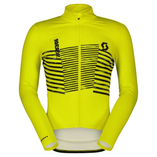 SCOTT RC Team Warm Graphics LS Sulphur Yellow