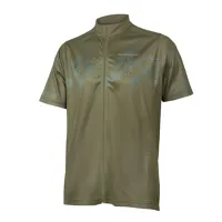 Endura dres Hummvee Ray s krátkým rukávem Olivově Zelená Endura dres Hummvee Ray s krátkým rukávem Olivově Zelená