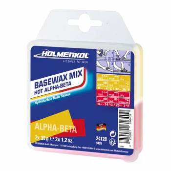 Holmenkol Basewax Mix HOT Alpha-Beta A/N, 0°~-14°C, 2x35g Holmenkol Basewax Mix HOT Alpha-Beta A/N, 0°~-14°C, 2x35g