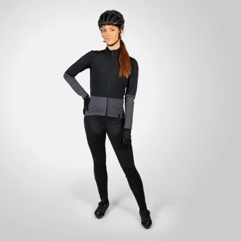 Endura dámský dres FS260 Jetstream s dlouhým rukávem Černá