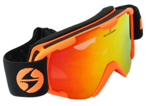 Lyžařské brýle BLIZZARD Ski Gog. 952 DAO, matt orange, double smoke lens S21 + full revo red