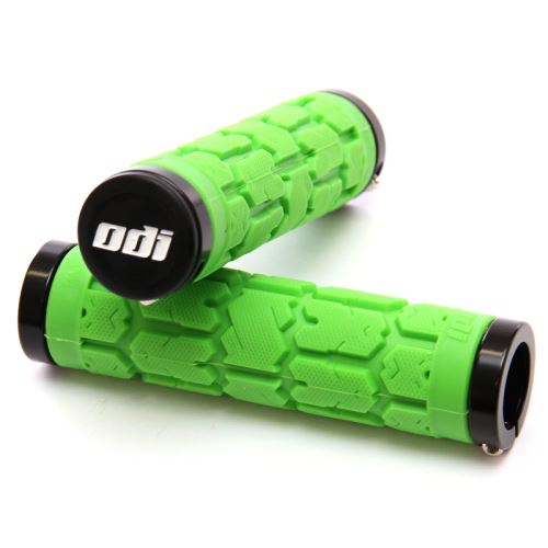 Gripy MTB ODI Rogue Lock-On Bonus Pack zelené / černé