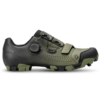 Cyklistická obuv SCOTT MTB Team BOA® Black/Fir Green