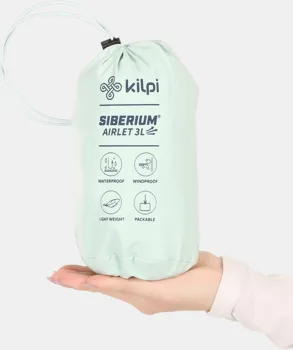 Dámská nepromokavá bunda Kilpi HURRICANE-W Mentolová