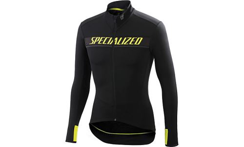 Specialized Element SL Race Jersey LS 2016 Black/Yellow fluo