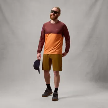 Endura dres s dlouhým rukávem Core Printed L/S Tee End Orange