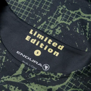 Endura dámský dres s dlouhým rukávem Floral LTD Printed L/S Tee Černá