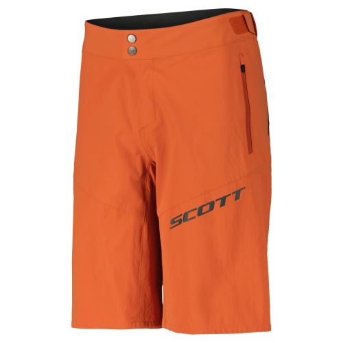 Volné šortky SCOTT Endurance s cykl. vložkou Braze Orange