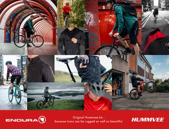 Endura vodě odolné kraťasy Hummvee Černá