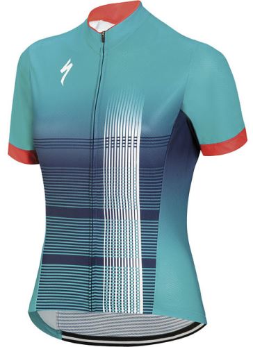 Specialized RBX Comp Jersey SS Women´s 2018 Turquoise/Blue/Acid Red