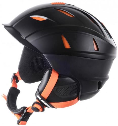 BLIZZARD Power ski helmet, black matt/neon orange