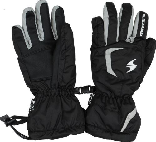 BLIZZARD Reflex junior ski gloves, black/silver