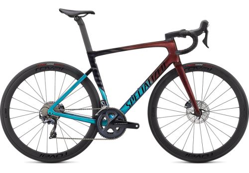 Specialized TARMAC SL7 EXPERT Turquoise/Red Gold Pearl/Black